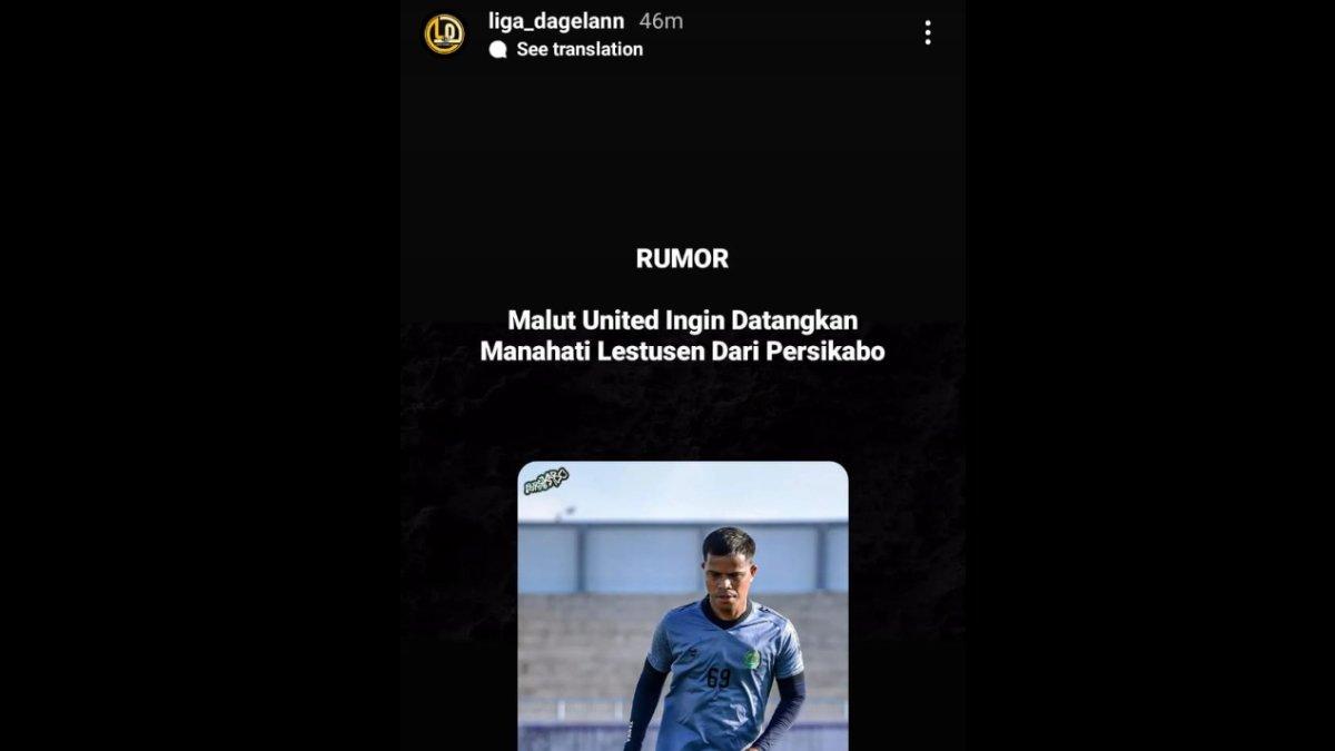 Rumor eks kapten Timnas Indonesia, yakni Manahati Lestusen yang dilirik oleh Malut United.