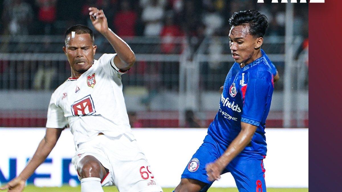 Cuplikan pertandingan Malut United Vs Arema FC di pekan ke-25 Liga 1 2024/2025.