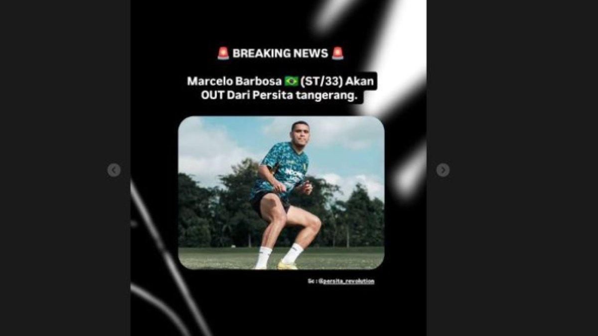 Marcelo Barbosa dikabarkan bakal didepak out Persita Tangerang.