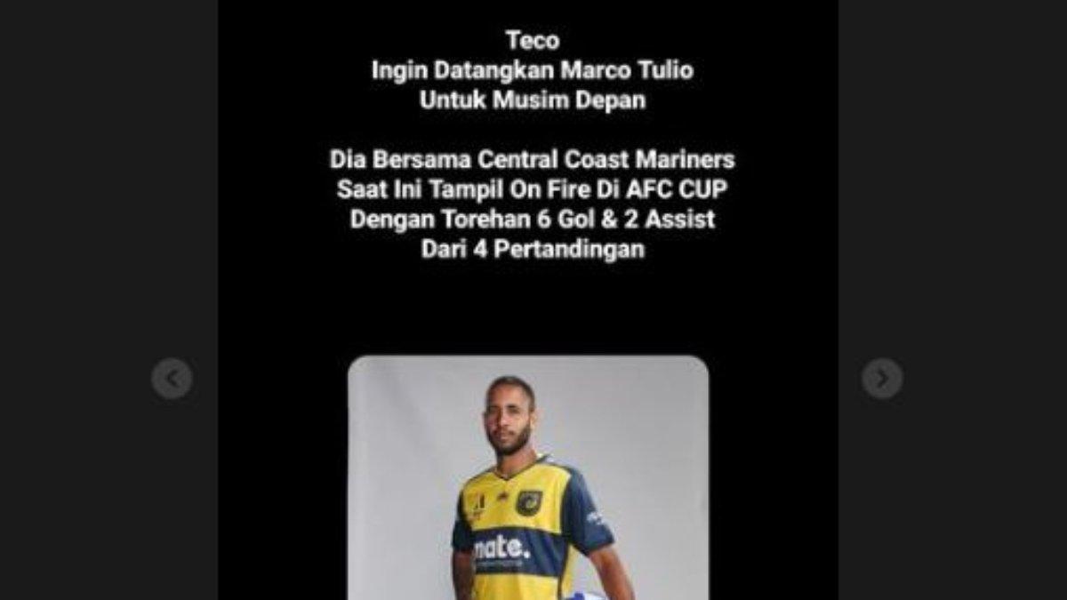 Marco Tulio Bali United 222