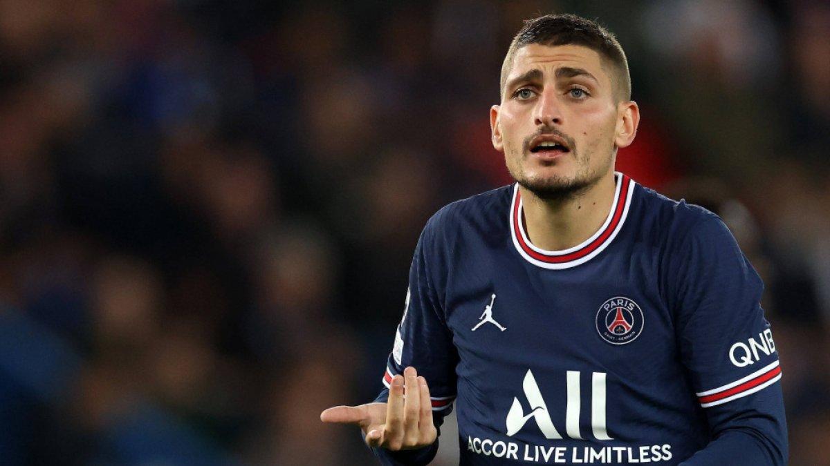 Marco Verrati berseragam PSG