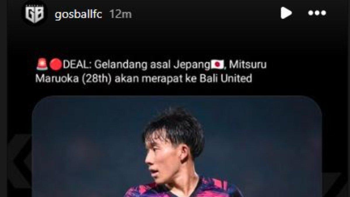 RUMOR - Bali United dikabarkan berhasil mendapatkan jasa Mitsuru Maruoka dari RANS Nusantara FC untuk gelaran Liga 1 2024 kelak.