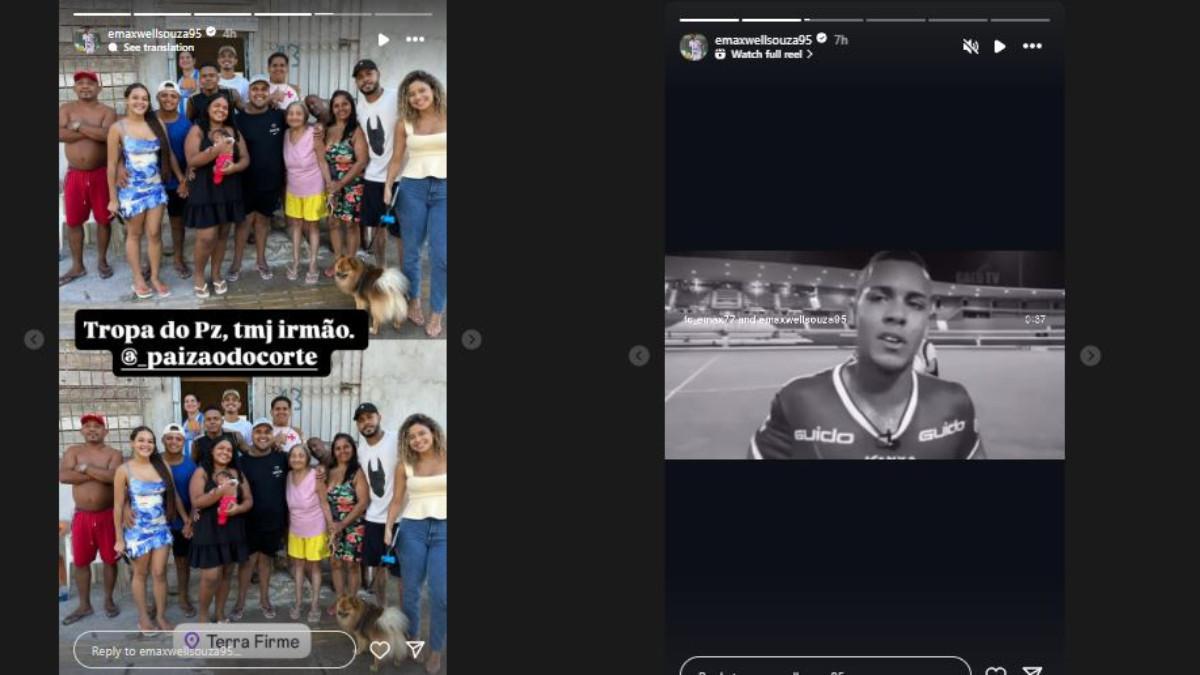 RUMOR TRANSFER PERSIJA JAKARTA - Potret unggahan terkini winger bidikan Persija Jakarta, Maxwell Souza.