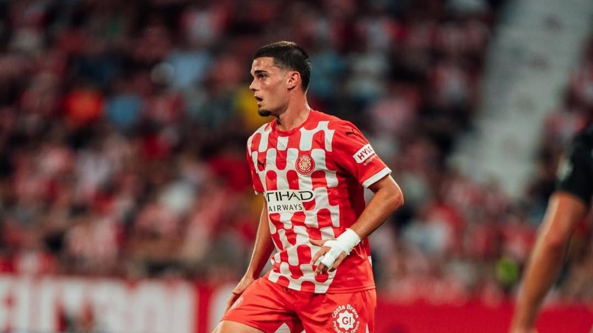 BURSA TRANSFER - Sosok Miguel Gutierrez ketika bermain untuk tim Girona (30/8/2024).