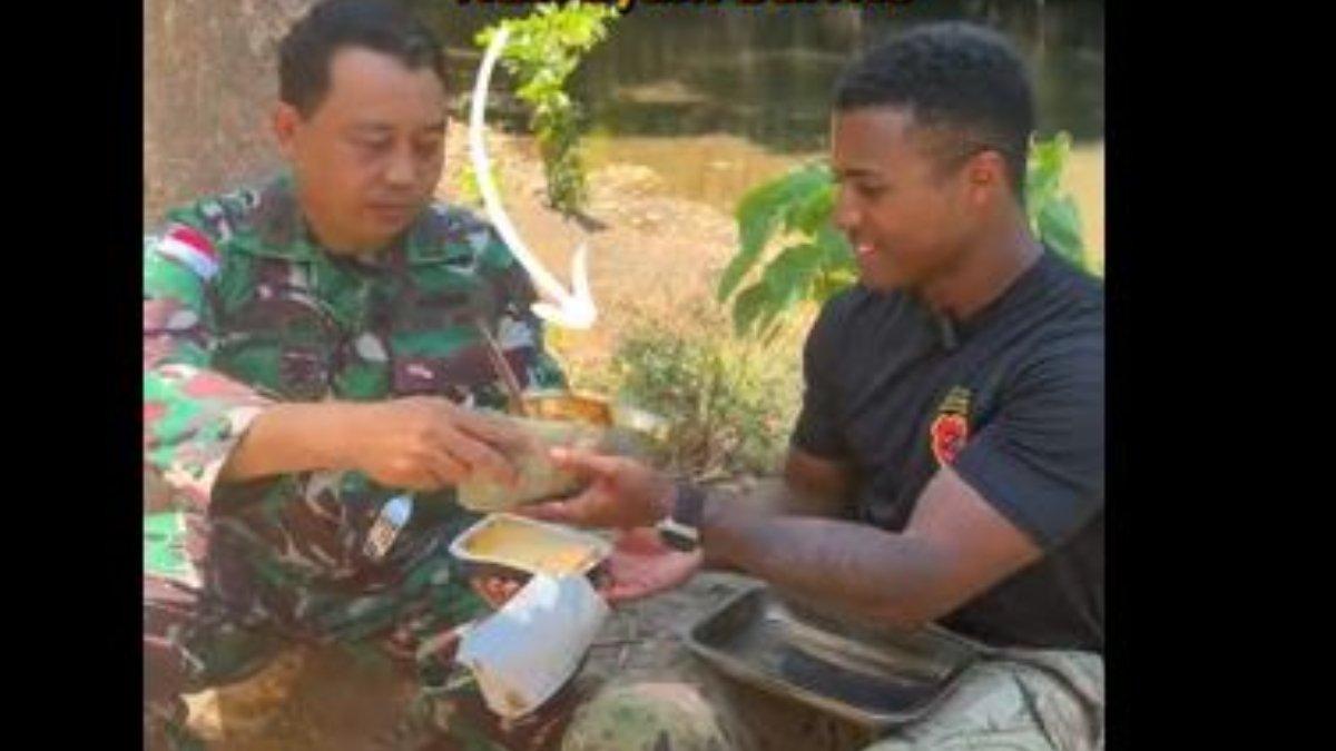 Momen Saling Tukar Ransum 23