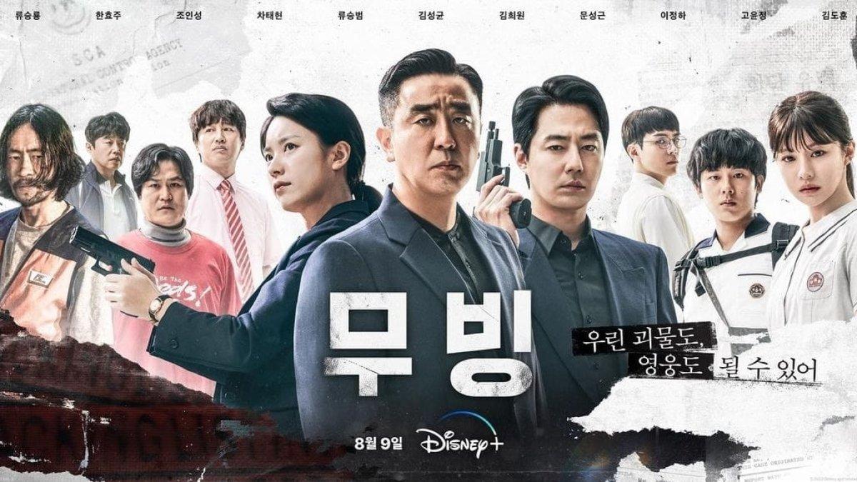 Poster serial 'Moving' yang tayang di Disney+.