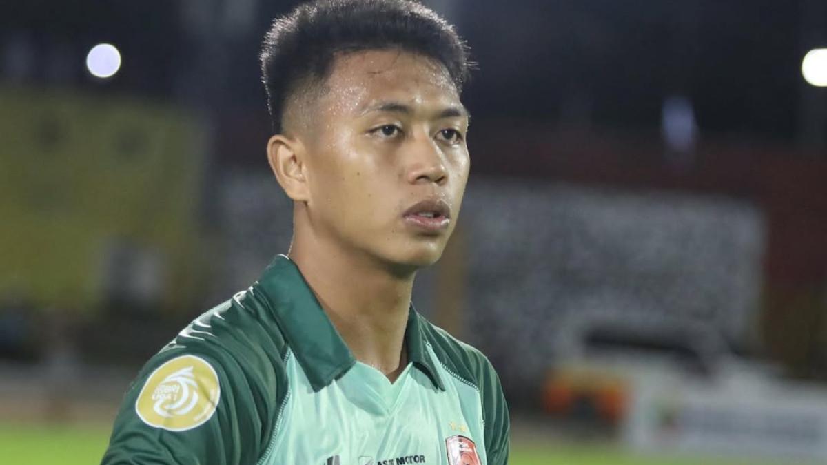 PROFIL - Sosok Muhammad Ardiansyah ketika menjadi penjaga gawang PSM Makassar pada pertandingan melawan Persikabo (7/1/2024).