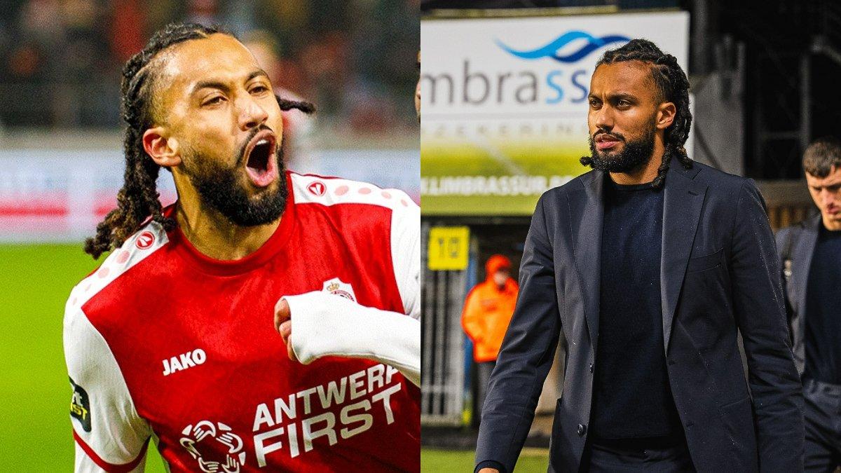 NATURALISASI TIMNAS INDONESIA - Potret Jairo Riedewald saat membela Royal Antwerp FC, dalam unggahan Instagram resmi klub, 20 Januari 2025 dan 25 Januari 2025.