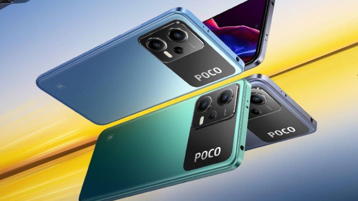 Berikut tampilan desain bodi belakang Xiaomi POCO X5 5G.