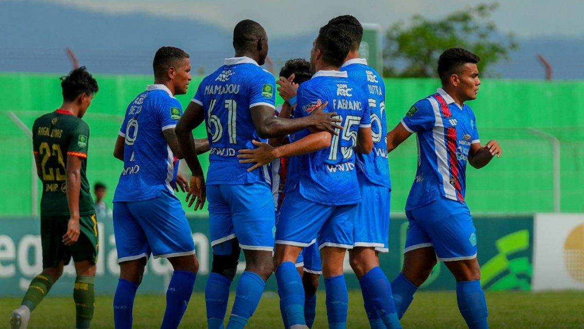 Skuad PSBS Biak saat berlaga di ajang Liga 2 2023/2024.