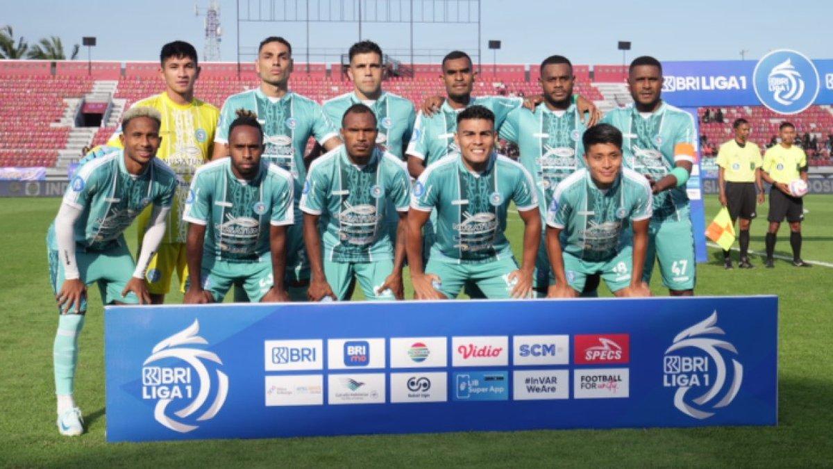 Skuad PSBS Biak pada putaran pertama Liga 1 2024/2025.