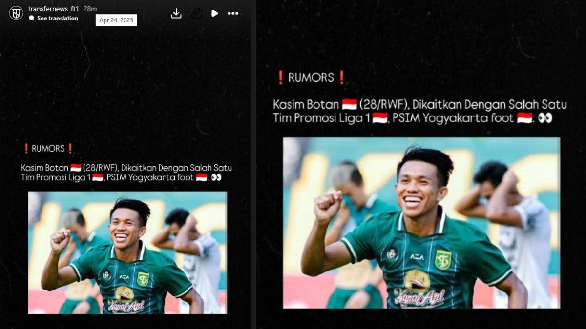 RUMOR TRANSFER PSIM YOGYAKARTA - PSIM Yogyakarta dikaitkan dengan winger Persebaya Surabaya, Kasim Botan.