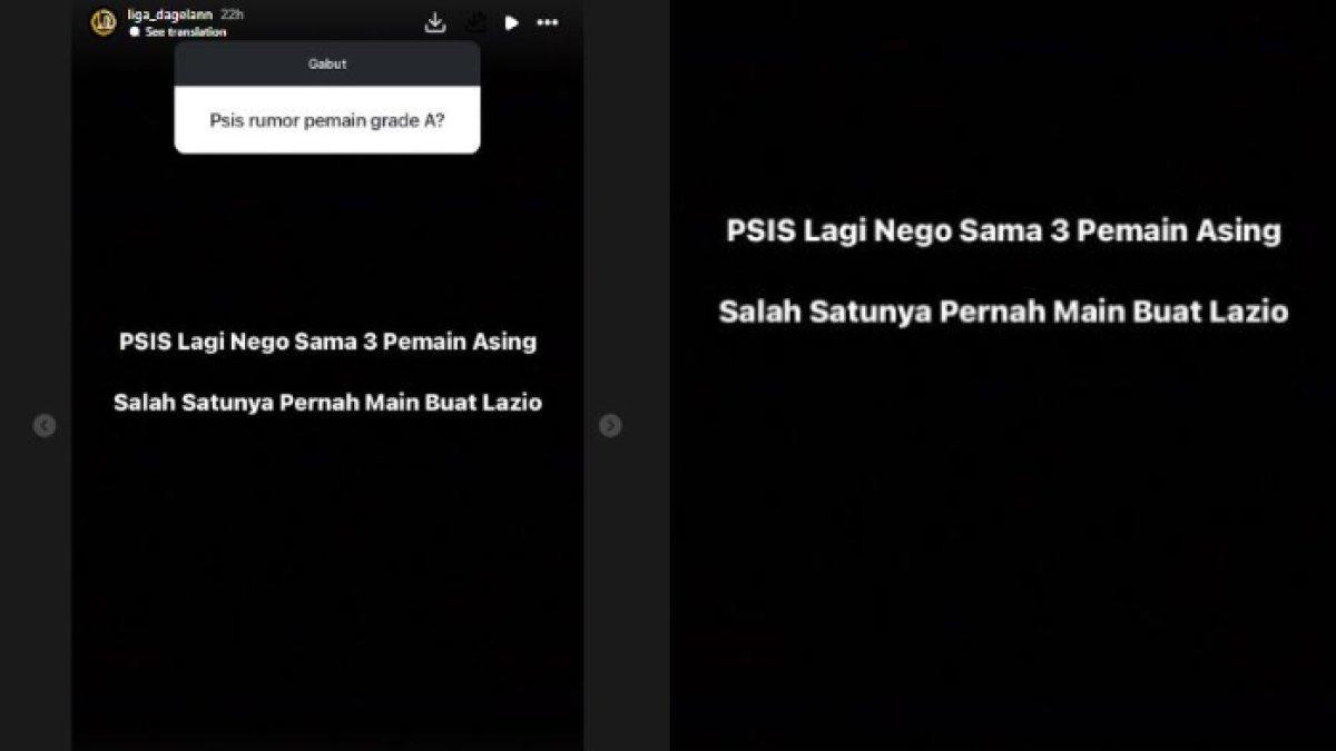 Rumor PSIS Semarang yang santer dikabarkan dikaitkan dengan bek bekas Lazio.