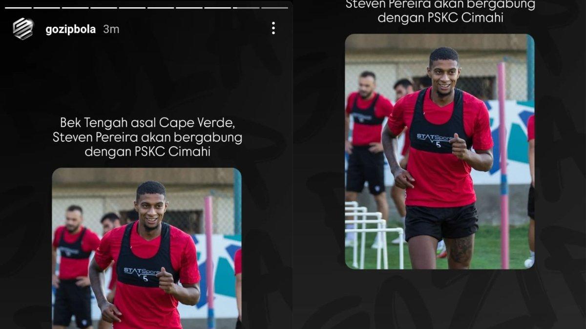 Rumor PSKC Cimahi yang tengah dikaitkan dengan pemain asal Cape Verde, Steven Pereira untuk gelaran Liga 2 2024.