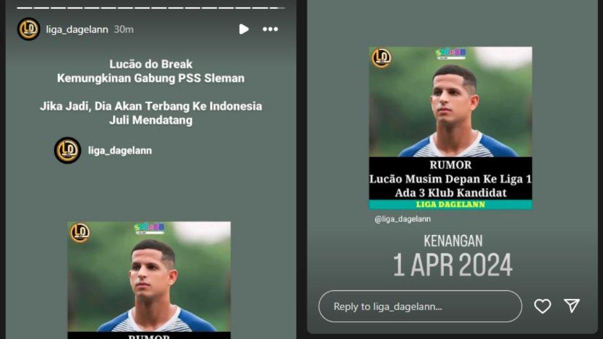 Rumor PSS Sleman yang berhasil mendatangkan Lucao do Break untuk musim 2024/2025 mendatang.