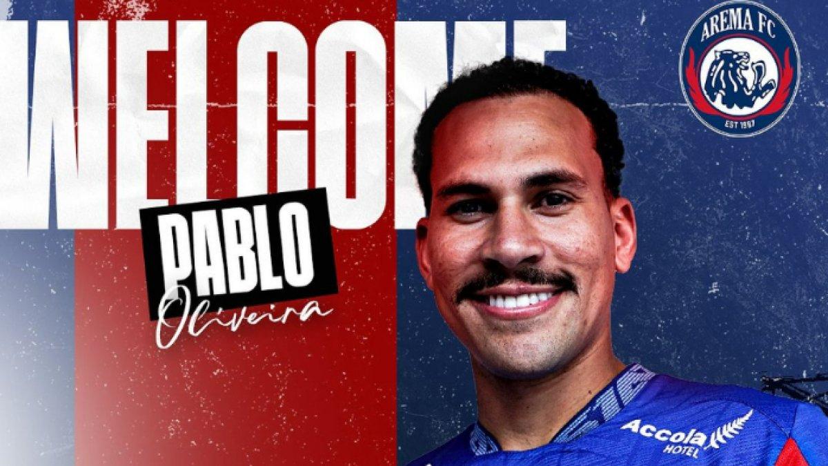 Gelandang asal Brasil, Pablo Oliveira resmi diperkenalkan sebagai pemain asing anyar Arema FC untuk Liga 1 2024/2025.