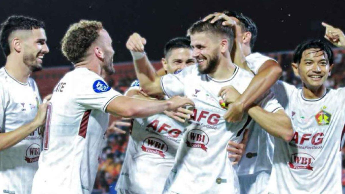 Para pemain Persik Kediri di gelaran Liga 1 2024/2025.