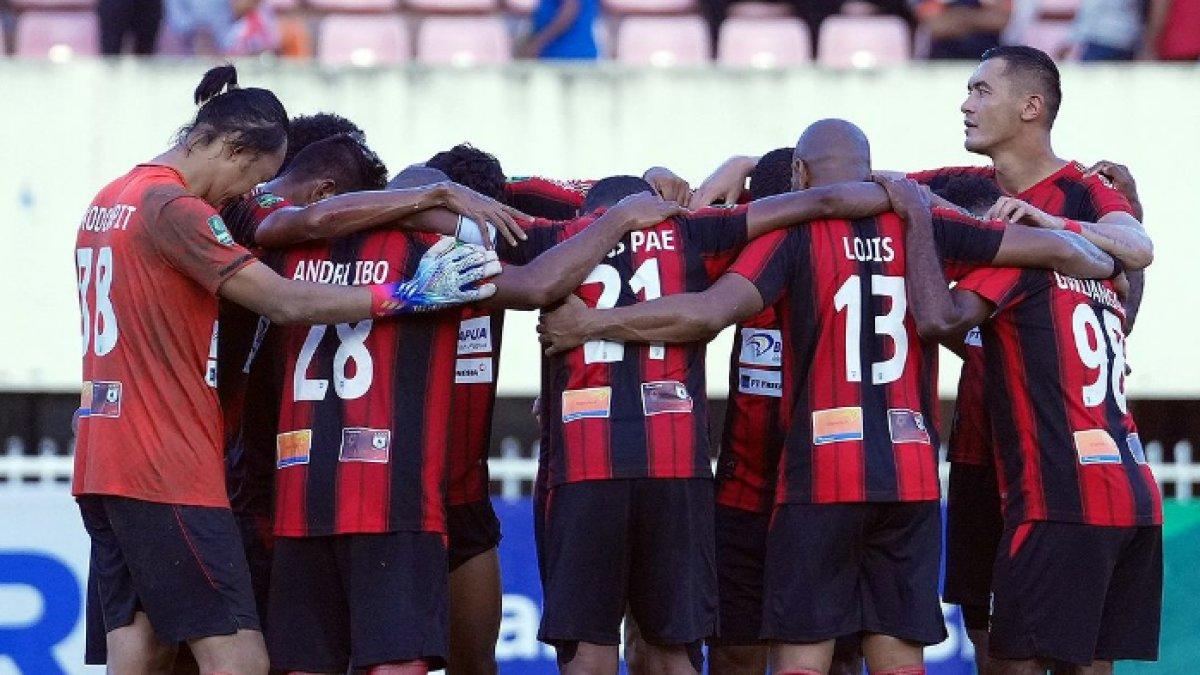 Para pemain Persipura Jayapura yang berjuang di Liga 2 2023/2024