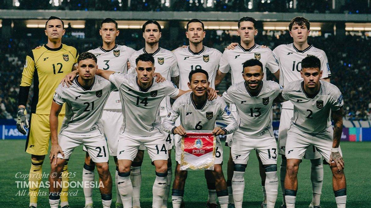 TIMNAS INDONESIA VS JEPANG - Para pemain Timnas Indonesia untuk hadapi Jepang, Selasa, 10 Juni 2025.