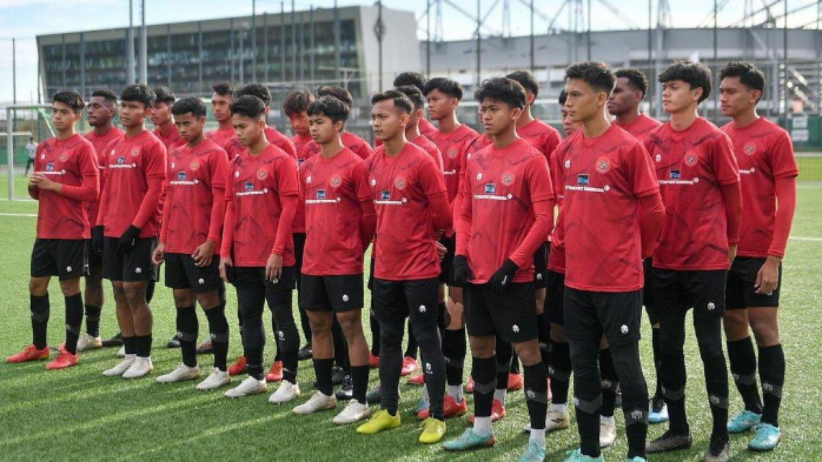Para pemain Timnas U-17 Indonesia saat menjalani pemusatan latihan di Jerman sebagai persiapan untuk Piala Dunia U-17 2023