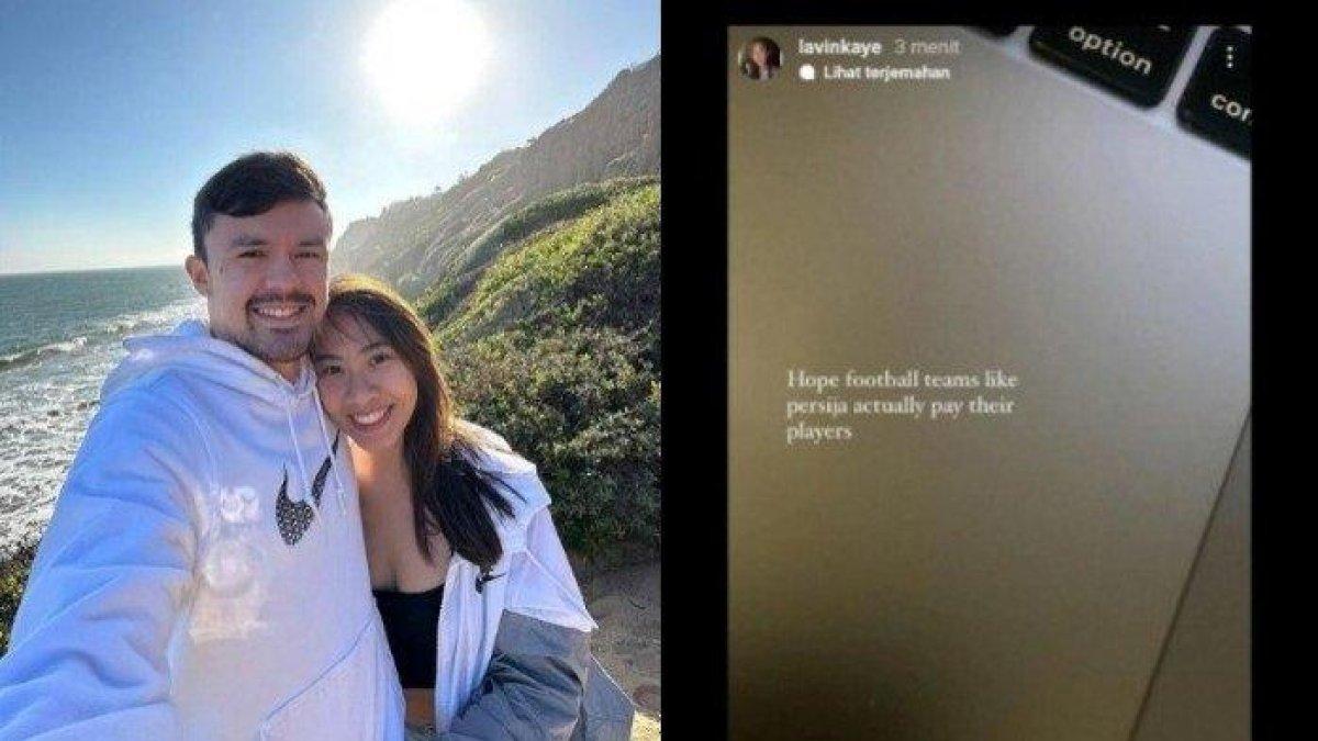 Pemain Persija Jakarta Oliver Bias dan sang kekasih yang curhat soal gaji pemain
