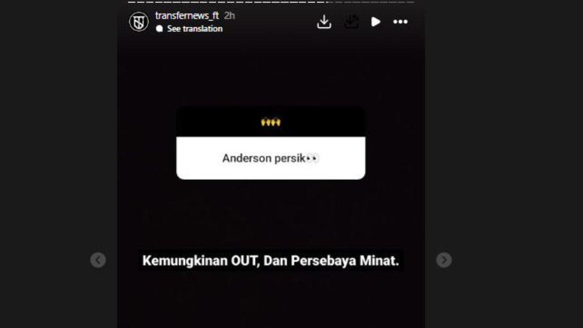 Bek Persik Kediri asal Brasil, Anderson Nascimento masuk ke dalam lis belanja Persebaya Surabaya.