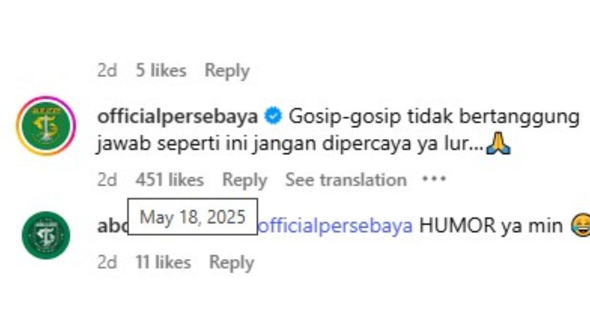 BURSA TRANSFER PERSEBAYA SURABAYA - Persebaya Surabaya bantah rumor gaet Teco.