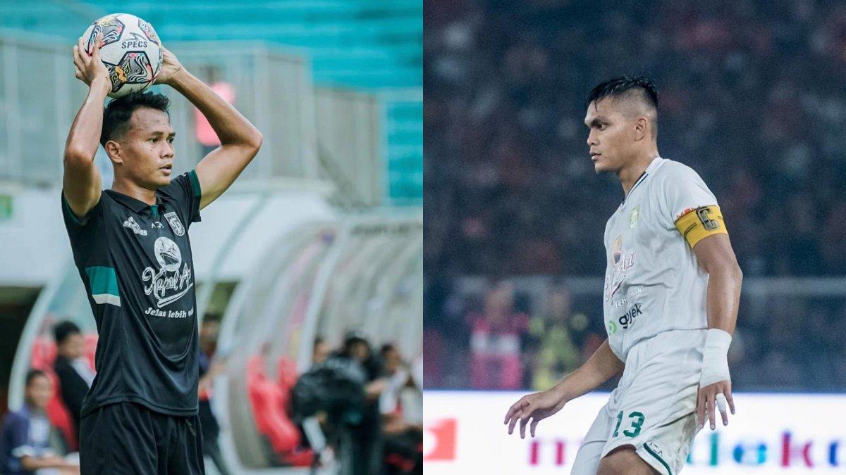 BURSA TRANSFER LIGA 1 - Koko Ari (kiri) dan Rachmat Irianto (kanan) ketika membela Persebaya Surabaya. Persebaya Surabaya kabarnya ingin CLBK dengan Koko Ari dan Rachmat Irianto di musim 2025/2026.