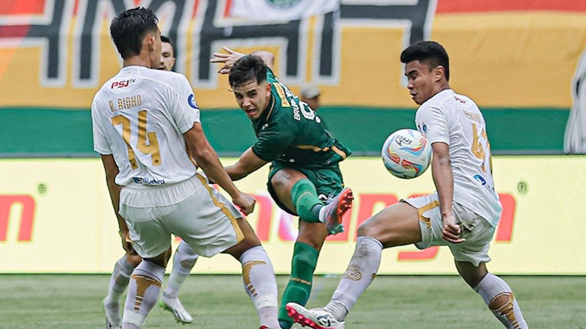 Cuplikan pertandingan Persebaya Surabaya melawan Persija Jakarta di pekan ke-22 Liga 1 2023, Sabtu 9 Desember 2023.