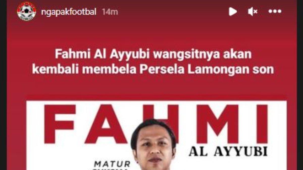 Sosok eks Persela Lamongan, yakni Fahmi Al Ayyubi menjadi satu incaran Laskar Joko Tingkir di putaran kedua Liga 2 2023 mendatang, Senin 30 Oktober 2023.