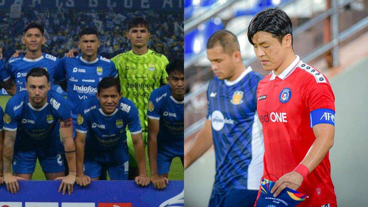 RUMOR TRANSFER PERSIB BANDUNG - Skuad Persib Bandung (kiri) dan bek Sabah FC, Park Tae-su (kanan). Persib Bandung kabarnya tertarik mendatangkan Park Tae-su.