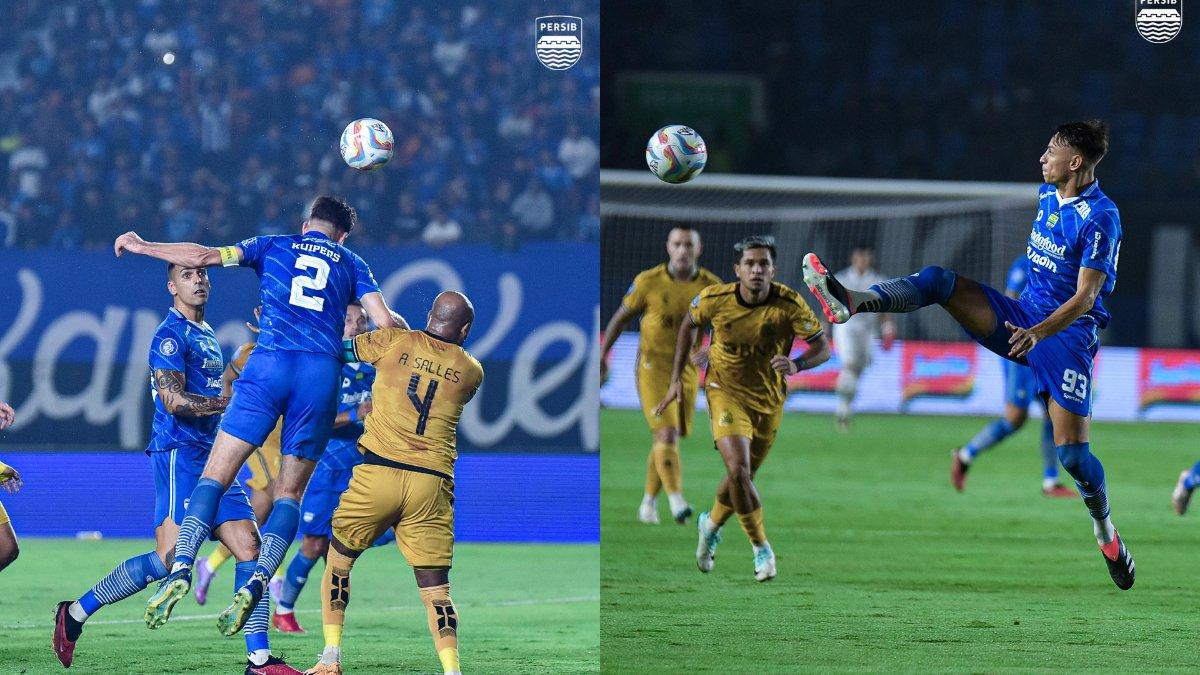 Cuplikan laga Persib Bandung kontra Bhayangkara FC.