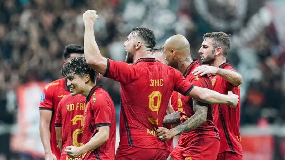 Cuplikan selebrasi gol Persija Jakarta kontra Persita Tangerang di Jakarta International Stadium, Minggu (19/1/2025).