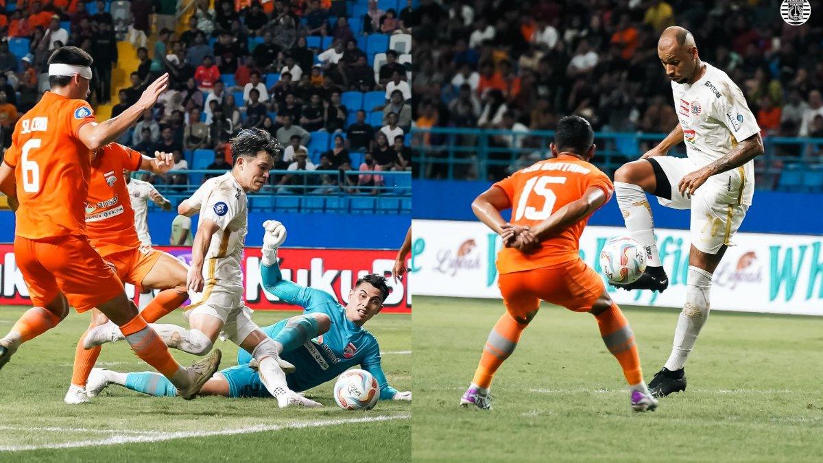 Cuplikan pertandingan antara Borneo FC kontra Persija Jakarta di Stadion Batakan, Balikpapan, Selasa (6/2/2024).