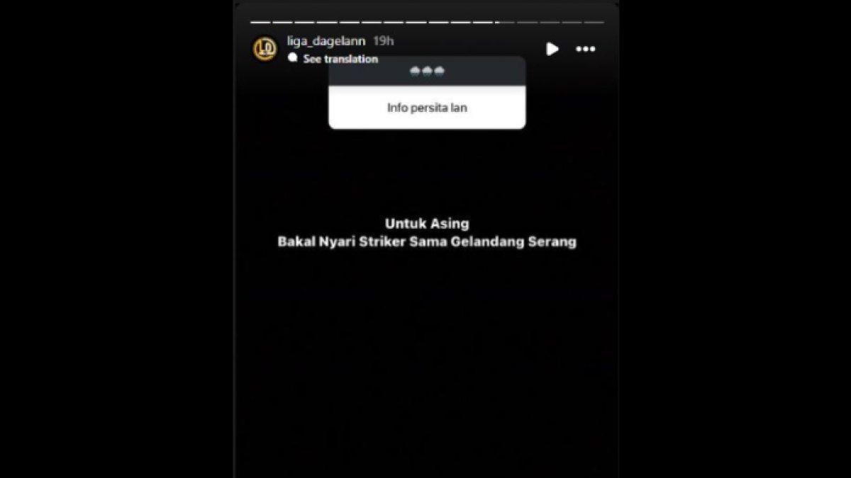 Rumor transfer Persita Tangerang yang akan mendatangkan beberapa pemain asing untuk putaran kedua Liga 1 2024, Jumat (8/11).