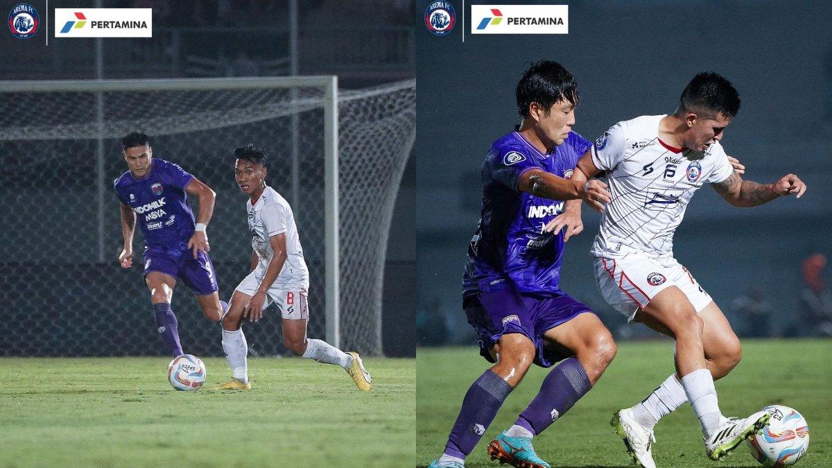 Cuplikan laga Persita Tangerang melawan Arema FC di pekan ke-29 Liga 1 2023.
