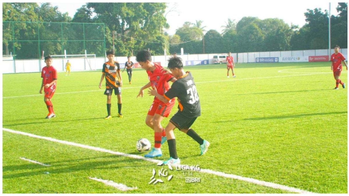Pertandingan pekan kelima Liga Kompas U-14 Powered by BRI.