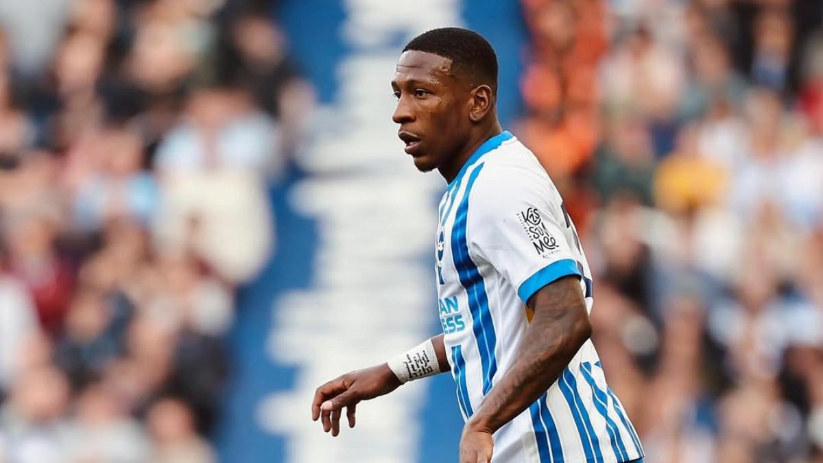 BURSA TRANSFER - Sosok Pervis Estupinan ketika membela timnya, Brighton (27/4/2025).