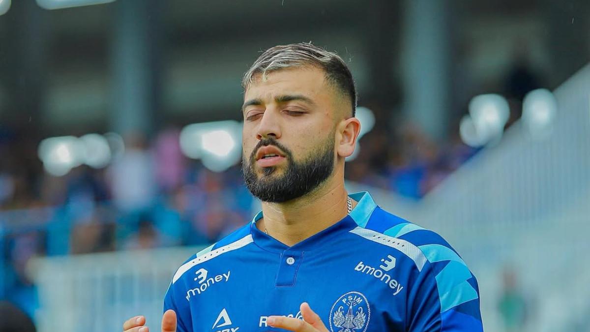 PROFIL PEMAIN - Potret Omid Popalzay saat berseragam PSIM Yogyakarta yang diunggah dalam akun Instagramnya (19/2/2025).