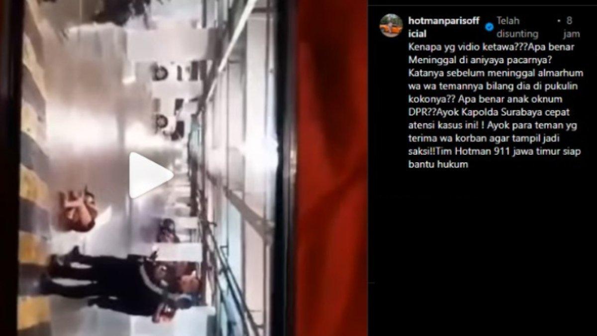 Postingan Hotman Paris soal wanita tewas dianiaya pacarnya