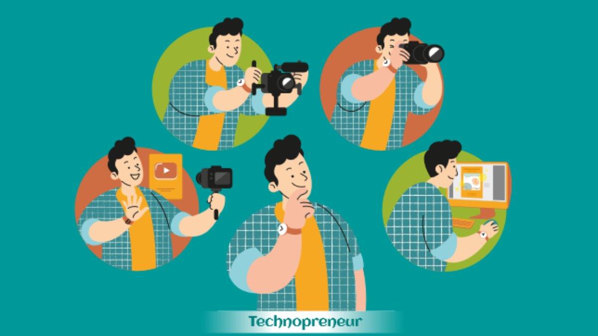 Potret berbagai bidang yang ada di Desain Komunikasi Visual di kelas 10 Smk.