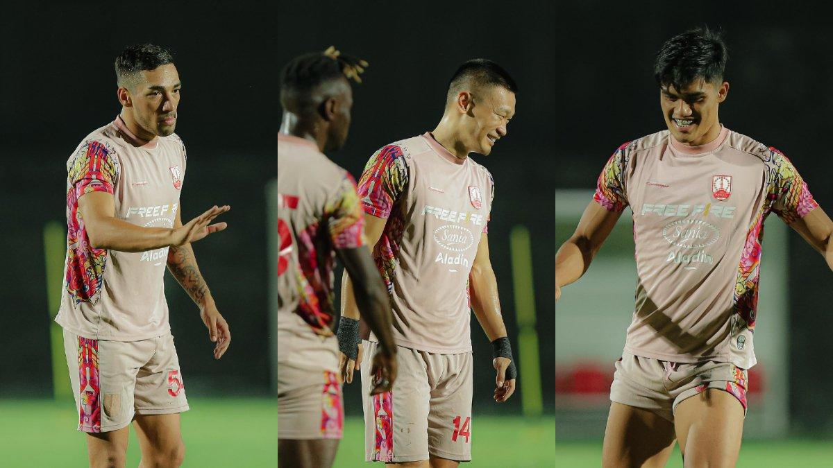 POTRET SESI LATIHAN TIM LIGA 1 - Potret sesi latihan Persis Solo jelang hadapi Bali United dalam unggahan akun Instagram @persisofficial, Selasa, 4 Maret 2025.