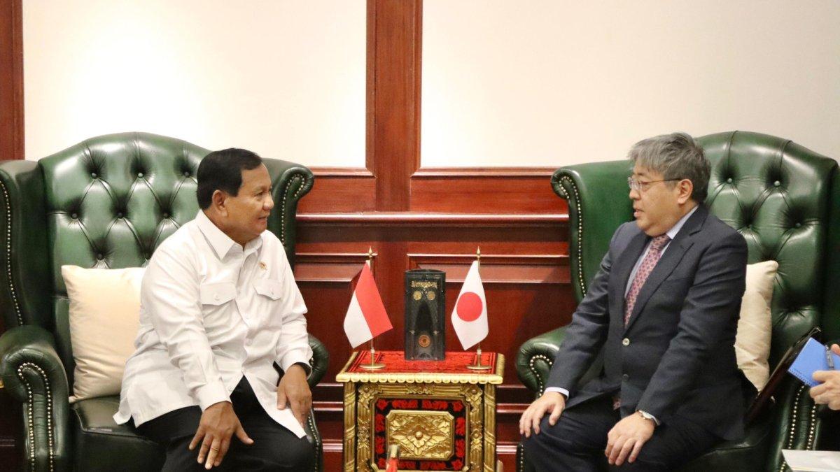 Prabowo Subianto bertemu dengan Dubes Jepang, Rabu (13/3/2024)