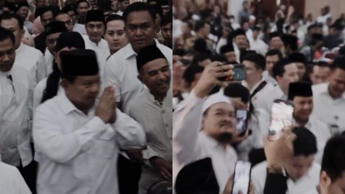 Momen Prabowo saat menghadiri forum silaturahmi Kyai Kampung se-DIY Yogyakarta.