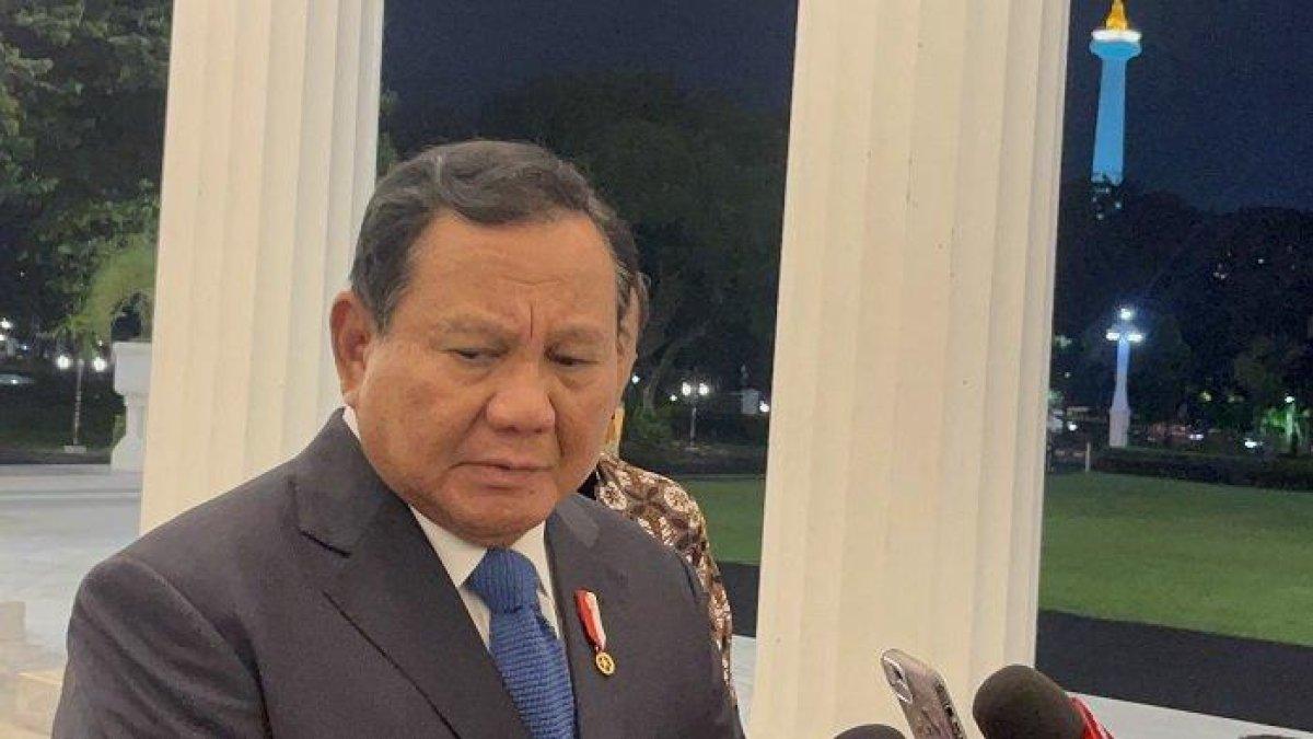 Presiden Prabowo Subianto di Istana Negara Jakarta, Jumat malam, (6/12/2024).