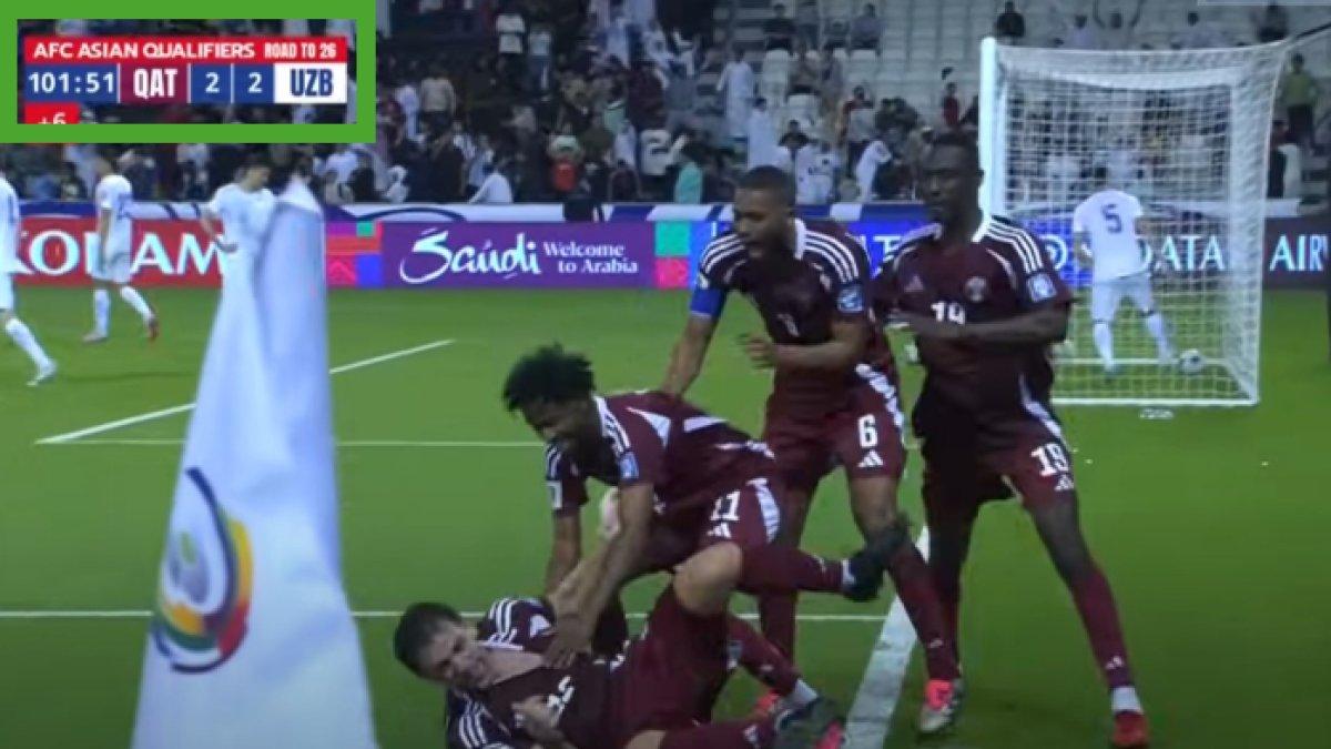 Cuplikan laga Qatar vs Uzbekistan dalam lanjutan babak penyisihan grup A kualifikasi Piala Dunia 2026 zona Asia ronde ketiga di Stadion Jassim Bin Hamad, Kamis (14/11/2024).