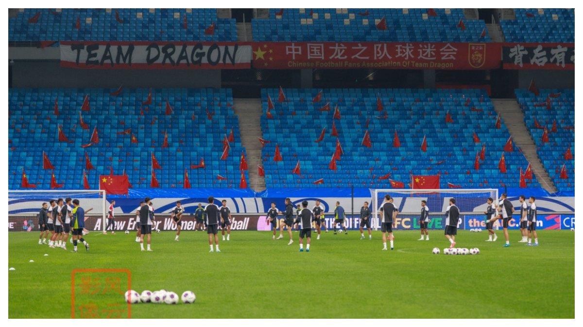 Potret Qingdao Youth Football Stadium yang akan dipakai untuk pertandingan Timnas Indonesia melawan China pada Kamis (15/10/2024).