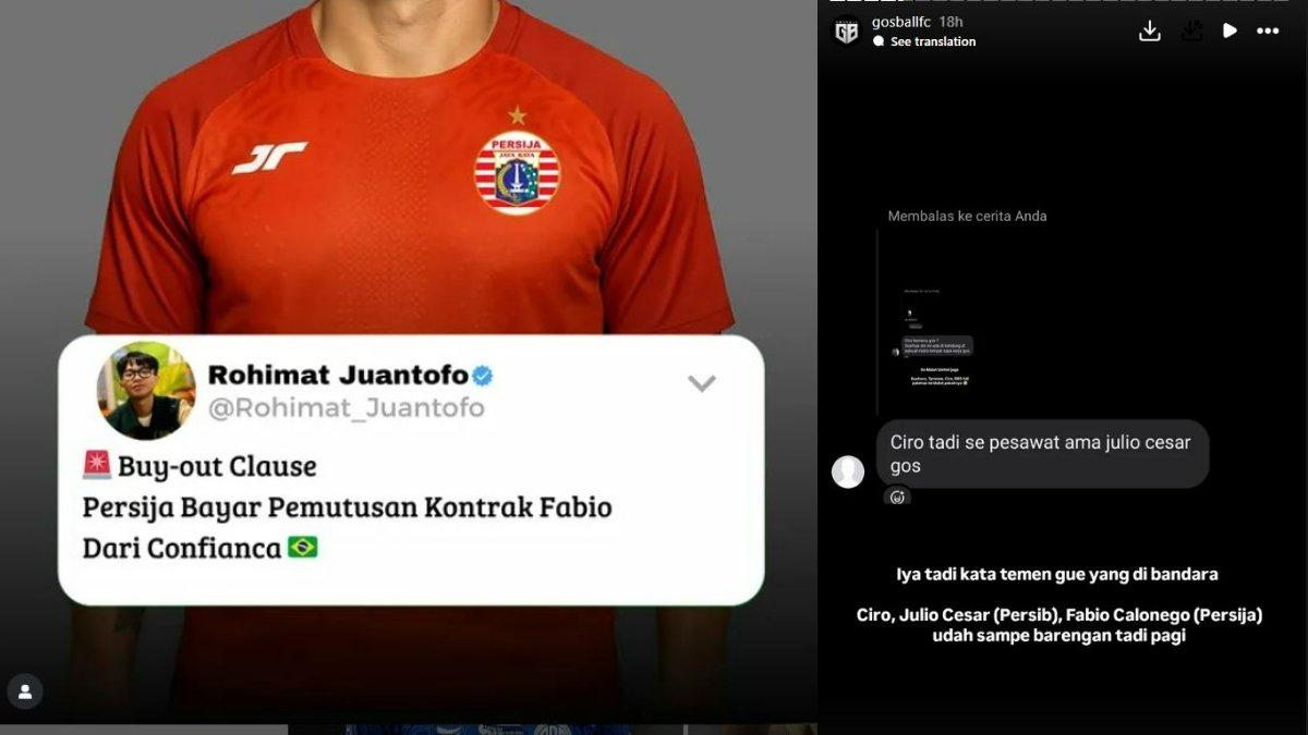 RUMOR TRANSFER PERSIJA - Indikasi merapatnya Fabio Silva ke Persija Jakarta kian nyata, dari ditebus hingga sudah tiba di Indonesia, Selasa (8/7/2025).