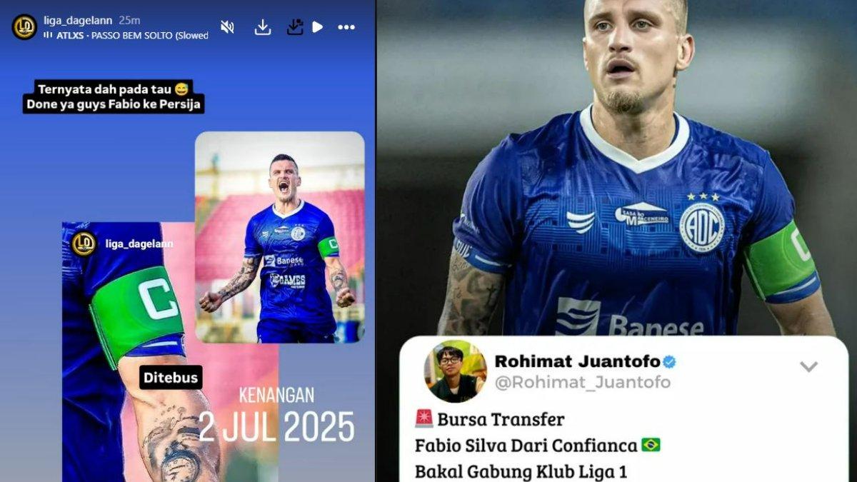 RUMOR TRANSFER PERSIJA - Pemain asal Brasil Fabio Silva dirumorkan ke Persija Jakarta, Senin (87/7/2025).