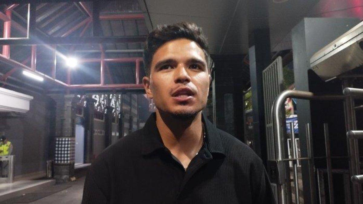 Pemain Timnas Indonesia, Ragnar Oratmangoen saat dijumpai di Stadion Kapten I Wayan Dipta, Gianyar, Bali.
